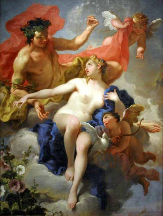 Giambattista Pittoni Bacchus and Ariadne Norge oil painting art
